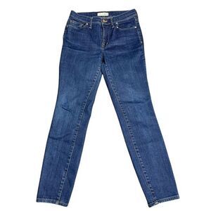 Madewell High Riser Skinny Jeans size 28‎ Medium Wash Denim Everyday Comfort